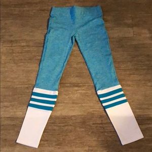 Bombshell sportswear blue and white sock leggings